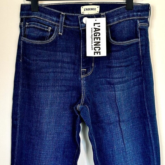 NWT L'AGENCE Bell High Rise Flare Jean in Delta - Size 25 - Picture 6 of 8